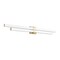 Z-Lite Zane Vanity, 2-Light, 40 In.W x 2.5 In.L x 5 In.H, Modern Gold/Frosted 1008-40W-MGLD-LED - alternate 6